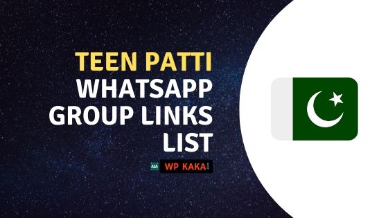 Pakistani Teen Patti WhatsApp Group links