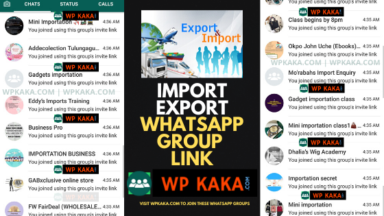 Import-export WhatsApp Group Links