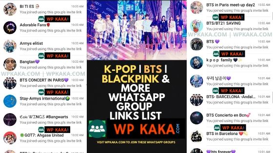 K-pop WhatsApp Group Links