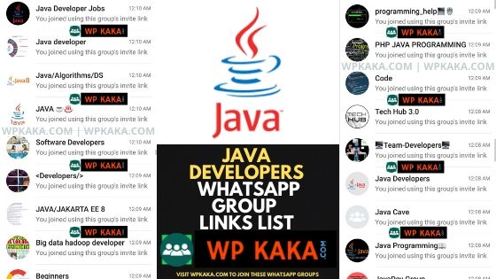 Java WhatsApp Group Links