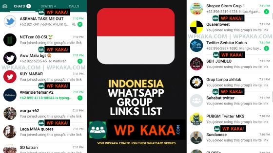 Join 500 Indonesian Whatsapp Group Links List 2021