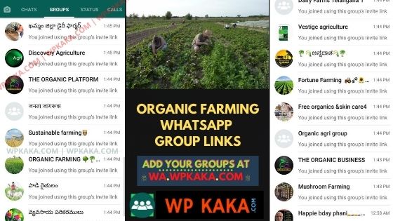 Organic Farming WhatsApp Group Links