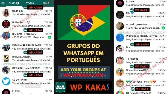 Grupos do WhatsApp em português