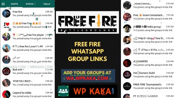 Join 500 Free Fire Whatsapp Group Links List 2021